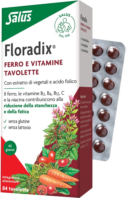 FLORADIX 84 TAVOLETTE - pharmaluna