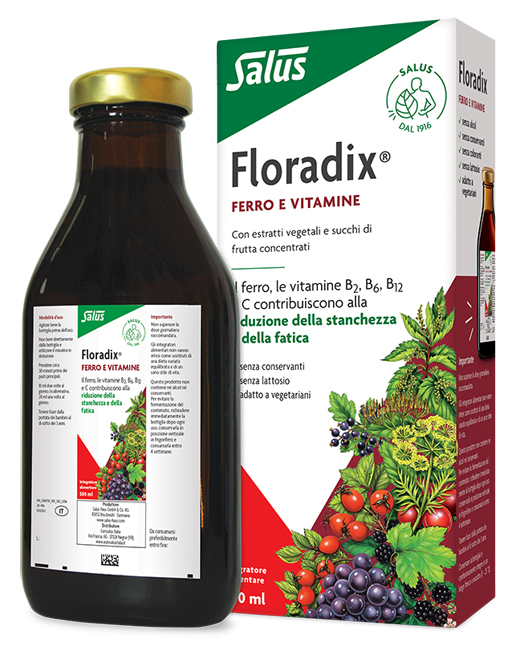 FLORADIX FERRO E VITAMINE 500 ML - pharmaluna