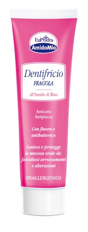 EUPHIDRA AMIDOMIO DENTIFRICIO FRAGOLA 50 ML - pharmaluna
