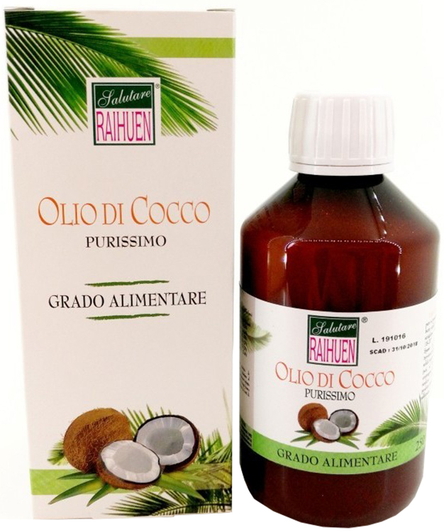 RAIHUEN OLO COCCO GRADO ALIMENTARE 250 ML - pharmaluna