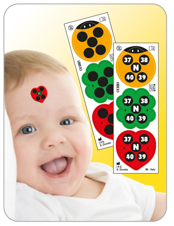 TERMOMETRO FEBBRE 48H FEVERMONITOR 3 PEZZI ADESIVO MONOUSO - pharmaluna