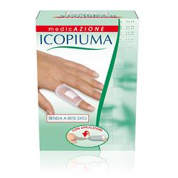 BENDA ICOPIUMA A COMPRESSIONE FISIOLOGICA RETE DITO CAL 1 1 PEZZO CON APPLICATORE - pharmaluna