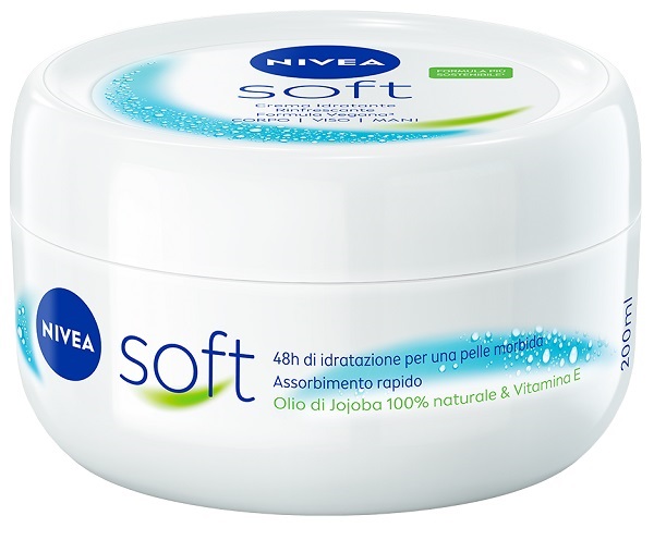 NIVEA SOFT CREMA IDRATANTE 200 ML - pharmaluna