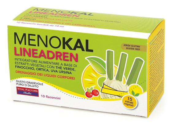 MENOKAL LINEADREN 10 FLACONCINI 10 ML - pharmaluna