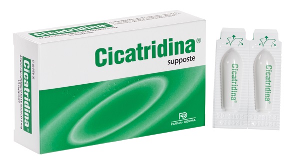 CICATRIDINA SUPPOSTE 10 PEZZI - pharmaluna