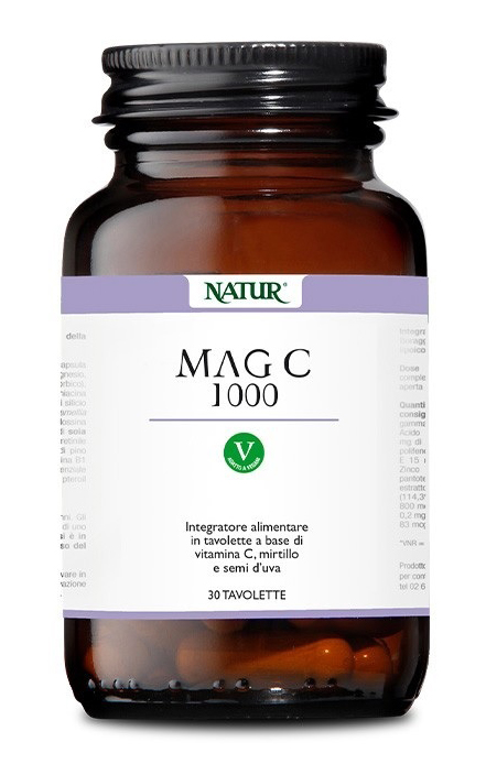 NATUR MAG C 1000 30 TAVOLETTE - pharmaluna