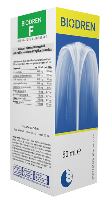 BIODREN F 50 ML SOLUZIONE IDROALCOLICA - pharmaluna