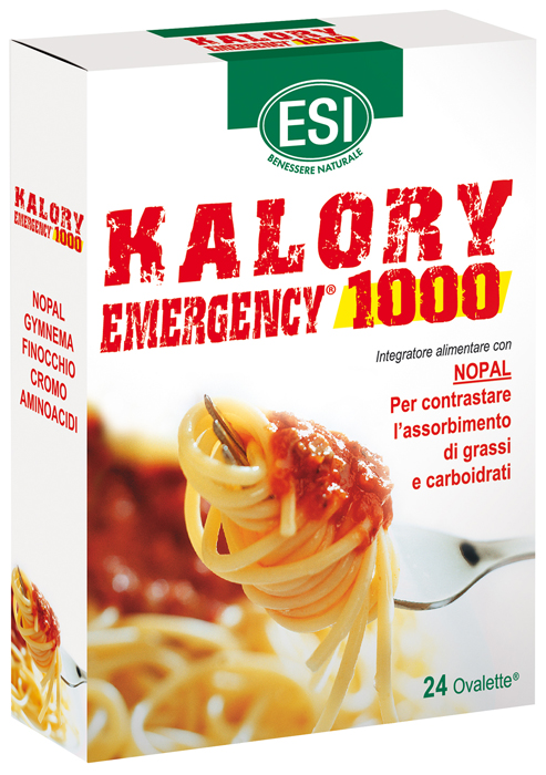 ESI KALORY EMERGENCY 1000 24 OVALETTE - pharmaluna