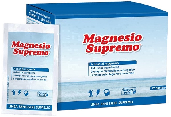 MAGNESIO SUPREMO 32 BUSTINE - pharmaluna