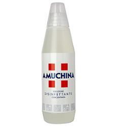 DISINFETTANTE IGIENIZZANTE A BASE DI IPOCLORITO DI SODIO ANTIMICROBICO AD AMPIO SPETTRO D'AZIONE AMUCHINA LIQUIDA 100% 1000 ML - pharmaluna