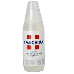 DISINFETTANTE IGIENIZZANTE A BASE DI IPOCLORITO DI SODIO ANTIMICROBICO AD AMPIO SPETTRO D'AZIONE AMUCHINA LIQUIDA 100% 500 ML - pharmaluna