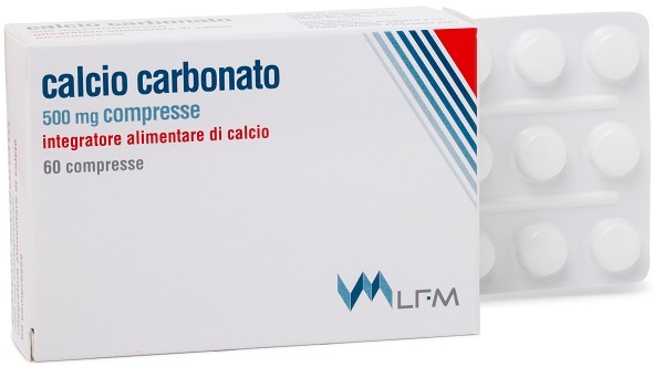 CALCIO CARBONATO 60 COMPRESSE - pharmaluna