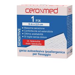 GARZA CEROXMED FIX MISURA 500X2,5 CM 1 PEZZO - pharmaluna