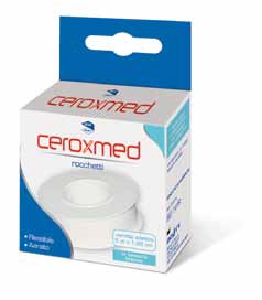 CEROTTO IN ROCCHETTO CEROXMED AERATO IN TESSUTO BIANCO 500X1,25 CM 1 PEZZO - pharmaluna