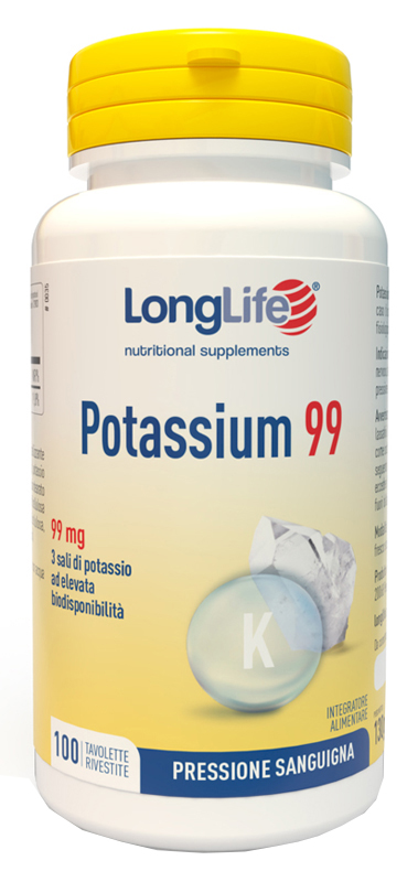 LONGLIFE POTASSIUM 99 100 TAVOLETTE - pharmaluna