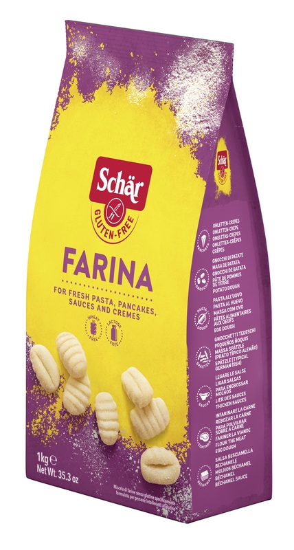 SCHAR FARINA PER PASTA FRESCA PANCAKES SALSE E CREME 1 KG - pharmaluna