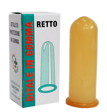 DITALE IN GOMMA RETTO 3 - pharmaluna