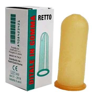 DITALE IN GOMMA RETTO 5 - pharmaluna