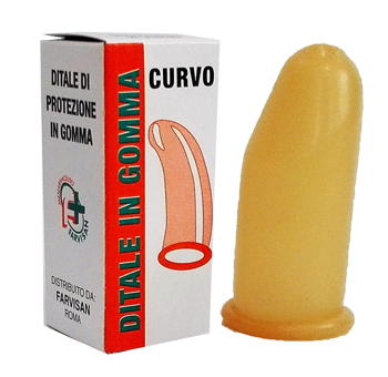 DITALE IN GOMMA CURVO 3 - pharmaluna