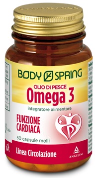 BODY SPRING OLIO DI PESCE OMEGA 3 50 CAPSULE - pharmaluna