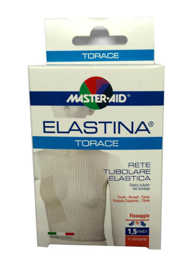 RETE TUBOLARE ELASTICA IPOALLERGENICA MASTER-AID ELASTINA TORACE 5 MT IN TENSIONE CALIBRO 8 CM - pharmaluna