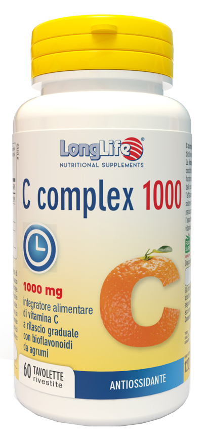 LONGLIFE C COMPLEX 1000 T/R 60 TAVOLETTE RIVESTITE - pharmaluna