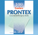 GARZA PRONTEX CAMBRIC 10X10CM 100 PEZZI - pharmaluna