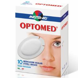 GARZA OCULARE MEDICATA MASTER-AID OPTOMED SUPER 10 PEZZI - pharmaluna