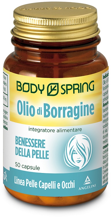 BODY SPRING OLIO DI BORRAGINE 50 CAPSULE MOLLI - pharmaluna