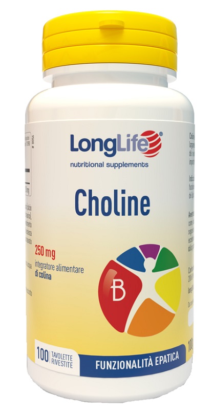 LONGLIFE CHOLINE 100 TAVOLETTE - pharmaluna