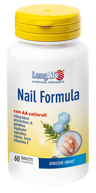 LONGLIFE NAIL FORMULA 60 TAVOLETTE - pharmaluna