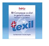 PRONTEX GARZA COMPRESSA OCULARE NON ADESIVA COTONE 10 PEZZI - pharmaluna