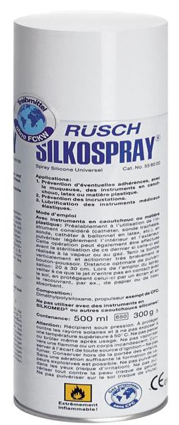 LUBRIFICANTE PER CATETERE SILKOSPRAY IN FLACONE 500ML - pharmaluna
