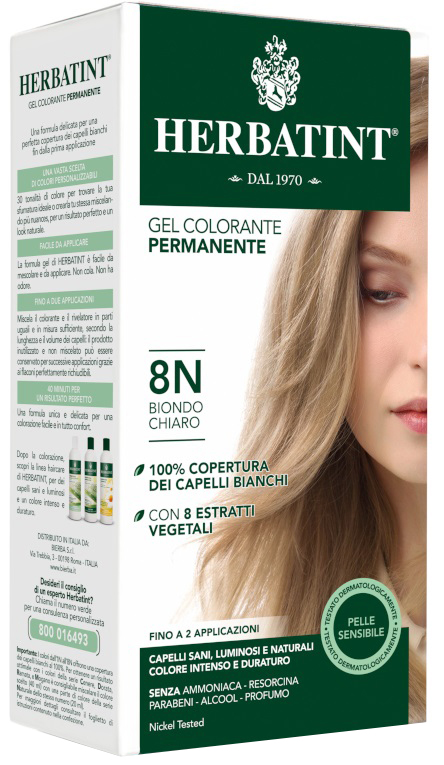 HERBATINT 8N BIONDO CHIARO 150 ML - pharmaluna