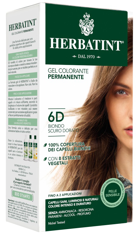 HERBATINT 6D BIONDO SCURO DORATO 150 ML - pharmaluna