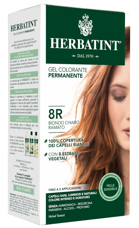 HERBATINT 8R BIONDO CHIARO RAMATO 150 ML - pharmaluna