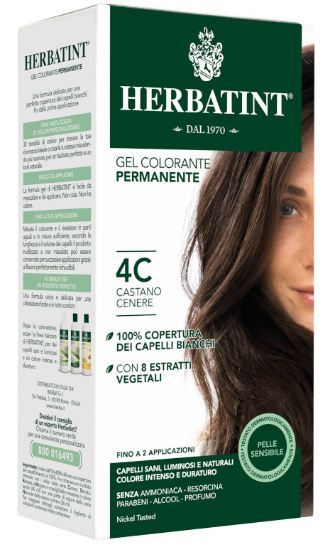 HERBATINT 4C CASTANO CENERE 150 ML - pharmaluna