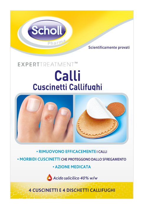 CEROTTO CALLIFUGO CALLI DURI 4 CEROTTI + 4 DISCHETTI - pharmaluna