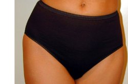 MUTANDA IGIENICA ALTA NERA 2 - pharmaluna