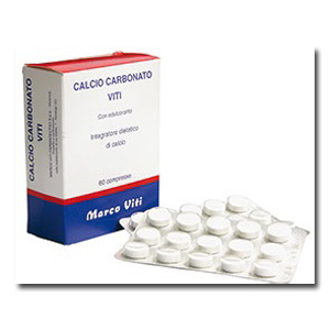 CALCIO CARBONATO VITI 60 COMPRESSE - pharmaluna