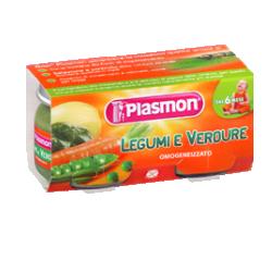 PLASMON OMOGENEIZZATO VERDURE LEGUMI 80 G X 2 PEZZI - pharmaluna