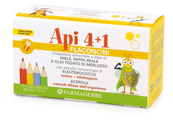 APIQUATTRO + 1 10 FLACONCINI DA 10 ML - pharmaluna