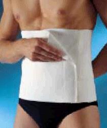 CIZETA ORTO' FLEXA FASCIA POSTOPERATORIA H 27 JOLLY A TRE STRISCE UNITE BIANCO 6 - pharmaluna