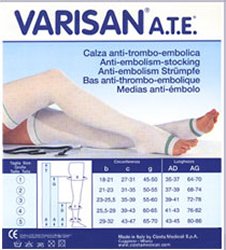 VARISAN ATE 18MMHG CALZA AUTOREGGENTE AG PA BIANCO 1 - pharmaluna