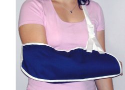 REGGIBRACCIO SEMPLICE MISURA MEDIA. CONSENTE L'IMMOBILIZZAZIONE IN POSIZIONE CORRETTA DEL BRACCIO NEI CASI DI SLOGATURE, TRAUMI ED INGESSATURE - pharmaluna