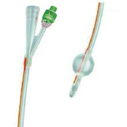 CATETERE FOLEY IN SILICONE TRASPARENTE A 2 VIE CON PALLONCINO 5-10ML DIAMETRO CH22 7,33MM LUNGHEZZA 40CM - pharmaluna