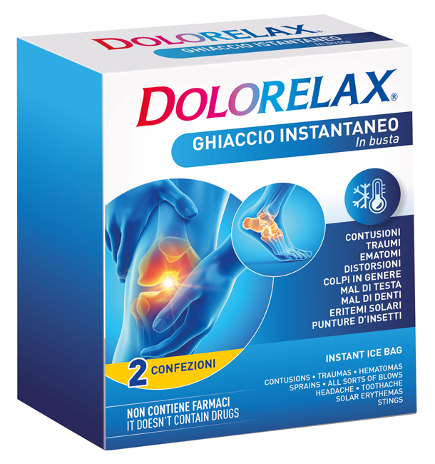 DOLORELAX ICE BAG GHIACCIO BUSTA 2 PEZZI - pharmaluna
