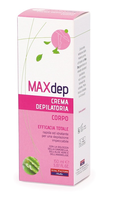 MAX DEP CREMA DEPILATORIA VISO CORPO 150 ML - pharmaluna