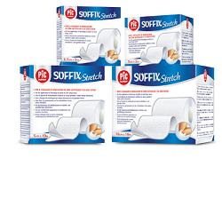 CEROTTO IN ROTOLO PIC SOFFIX STRETCH TESSUTO NON TESSUTO ESTENDIBILE 5X1000 CM 1 PEZZO - pharmaluna