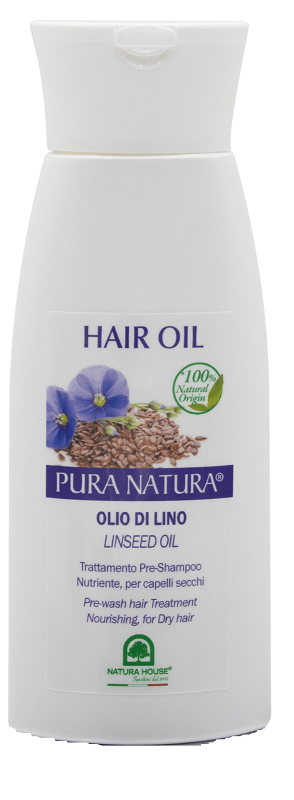 OLIO DI LINO TRATTAMENTO PRE-SHAMPOO 200 ML - pharmaluna